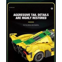 REOBRIX 677 non  MCLAREN P1 GTR bộ đồ chơi xếp lắp ráp ghép mô hình Speed Champions Racing Cars Đua Xe Công Thức 368 khối