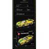 REOBRIX 677 non  MCLAREN P1 GTR bộ đồ chơi xếp lắp ráp ghép mô hình Speed Champions Racing Cars Đua Xe Công Thức 368 khối