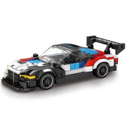 REOBRIX 672 non  XE M4 GT3 bộ đồ chơi xếp lắp ráp ghép mô hình Speed Champions Racing Cars BMW M4 GT3 Đua Xe Công Thức 385 khối