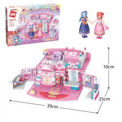 Enlighten 34014 Qman 34014 non  YUNA HỘP TRANG ĐIỂM KIM CƯƠNG SYMPHONY bộ đồ chơi xếp lắp ráp ghép mô hình Girl Con Gái