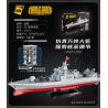 Enlighten 23015 Qman 23015 non  TÀU KHU TRỤC TYPE 055 1:258 tỷ lệ 1:258 bộ đồ chơi xếp lắp ráp ghép mô hình Tactical Espionage Action COMBAT ZONES Chiến Thuật Quân Sự 1721 khối