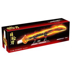 RENZAIMA 722 non  DAO BÁNH XE MẶT TRỜI YANZHU 1:1 tỷ lệ 1:1 bộ đồ chơi xếp lắp ráp ghép mô hình Kimetsu No Yaiba DEMON SLAYER Thanh Gươm Diệt Quỷ 806 khối
