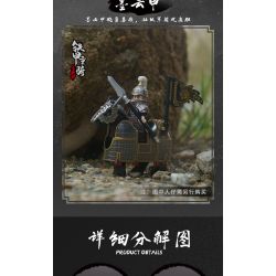 Decool 20688 Jisi 20688 non  THIẾT GIÁP TRỌNG KỴ 3 LOẠI KIM LÂN BẠC PHONG MỰC VÂN bộ đồ chơi xếp lắp ráp ghép mô hình Three Kingdoms COURAGE OF THE THREE KINGDOMS Tam Quốc Diễn Nghĩa