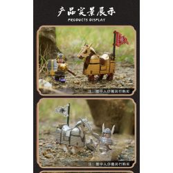 Decool 20688 Jisi 20688 non  THIẾT GIÁP TRỌNG KỴ 3 LOẠI KIM LÂN BẠC PHONG MỰC VÂN bộ đồ chơi xếp lắp ráp ghép mô hình Three Kingdoms COURAGE OF THE THREE KINGDOMS Tam Quốc Diễn Nghĩa