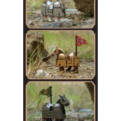 Decool 20688 Jisi 20688 non  THIẾT GIÁP TRỌNG KỴ 3 LOẠI KIM LÂN BẠC PHONG MỰC VÂN bộ đồ chơi xếp lắp ráp ghép mô hình Three Kingdoms COURAGE OF THE THREE KINGDOMS Tam Quốc Diễn Nghĩa