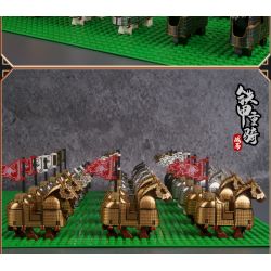 Decool 20688 Jisi 20688 non  THIẾT GIÁP TRỌNG KỴ 3 LOẠI KIM LÂN BẠC PHONG MỰC VÂN bộ đồ chơi xếp lắp ráp ghép mô hình Three Kingdoms COURAGE OF THE THREE KINGDOMS Tam Quốc Diễn Nghĩa