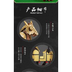 Decool 20688 Jisi 20688 non  THIẾT GIÁP TRỌNG KỴ 3 LOẠI KIM LÂN BẠC PHONG MỰC VÂN bộ đồ chơi xếp lắp ráp ghép mô hình Three Kingdoms COURAGE OF THE THREE KINGDOMS Tam Quốc Diễn Nghĩa