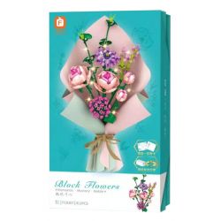 FORANGE FC8307 8307 non  HỌC THUỘC LÒNG bộ đồ chơi xếp lắp ráp ghép mô hình Flowers BLOCK FLOWERS Hoa 413 khối