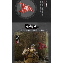 Decool 20688 Jisi 20688 non  THIẾT GIÁP TRỌNG KỴ 3 LOẠI KIM LÂN BẠC PHONG MỰC VÂN bộ đồ chơi xếp lắp ráp ghép mô hình Three Kingdoms COURAGE OF THE THREE KINGDOMS Tam Quốc Diễn Nghĩa