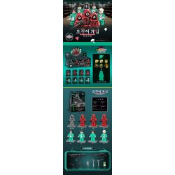 80123 non  MINIFIGURES TRÒ CHƠI MỰC 8 LOẠI bộ đồ chơi xếp lắp ráp ghép mô hình Movie & Game SQUID GAMES Phim Và Trò Chơi