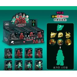 80123 non  MINIFIGURES TRÒ CHƠI MỰC 8 LOẠI bộ đồ chơi xếp lắp ráp ghép mô hình Movie & Game SQUID GAMES Phim Và Trò Chơi