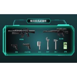 80123 non  MINIFIGURES TRÒ CHƠI MỰC 8 LOẠI bộ đồ chơi xếp lắp ráp ghép mô hình Movie & Game SQUID GAMES Phim Và Trò Chơi