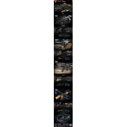 ZHEGAO QL0448 0448 non  MINIGUN 4 LOẠI QBZ VSS M762 AKM bộ đồ chơi xếp lắp ráp ghép mô hình MHWP Súng 407 khối