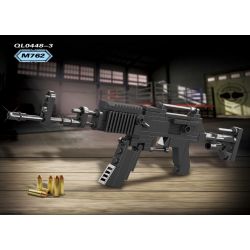 ZHEGAO QL0448 0448 non  MINIGUN 4 LOẠI QBZ VSS M762 AKM bộ đồ chơi xếp lắp ráp ghép mô hình MHWP Súng 407 khối