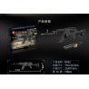 ZHEGAO QL0448 0448 non  MINIGUN 4 LOẠI QBZ VSS M762 AKM bộ đồ chơi xếp lắp ráp ghép mô hình MHWP Súng 407 khối