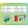 GUDI 40204 non  CHIẾN BINH KHỦNG LONG 5 KẾT HỢP bộ đồ chơi xếp lắp ráp ghép mô hình DINOSAUR GENERAL 434 khối