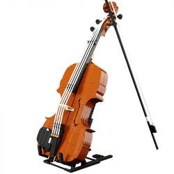 QIZHILE 90025 non  ĐÀN VI Ô LÔNG bộ đồ chơi xếp lắp ráp ghép mô hình Creator Expert VIOLIN Chuyên Gia Sáng Tạo