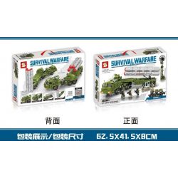 SHENG YUAN SY 1677 non  TÊN LỬA PHÒNG KHÔNG S-400 bộ đồ chơi xếp lắp ráp ghép mô hình Military Army SURVIVAL WARFARE S-400 AIR DEFENSE MISSILE Quân Sự Bộ Đội 1133 khối