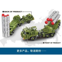 SHENG YUAN SY 1677 non  TÊN LỬA PHÒNG KHÔNG S-400 bộ đồ chơi xếp lắp ráp ghép mô hình Military Army SURVIVAL WARFARE S-400 AIR DEFENSE MISSILE Quân Sự Bộ Đội 1133 khối