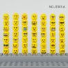 JT007A 007A JT007B 007B non  56 ĐẦU MINIFIGURE bộ đồ chơi xếp lắp ráp ghép mô hình Collectable Minifigures Búp Bê Sưu Tầm