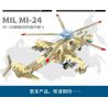 SHENG YUAN SY 1675 non  PHÁO HẠM MI-24 bộ đồ chơi xếp lắp ráp ghép mô hình Military Army SURVIVAL WARFARE MIL MI-24 Quân Sự Bộ Đội 684 khối