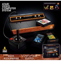 NOT  ATARI 2600 10306 60234 xếp lắp ráp ghép mô hình ATARI 2600 tỷ lệ 1:1 Icons 2532 khối
