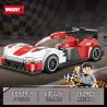 WOMA C0329 0329 non  XE THỂ THAO 4 MẪU bộ đồ chơi xếp lắp ráp ghép mô hình Speed Champions Racing Cars Đua Xe Công Thức 1102 khối