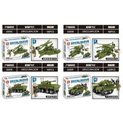 SHENG YUAN SY 1669 non  8 TỔ HỢP TÊN LỬA PHÒNG KHÔNG S300 bộ đồ chơi xếp lắp ráp ghép mô hình Military Army SURVIVAL WARFARE S300 AIR DEFENSE MISSILE Quân Sự Bộ Đội 842 khối