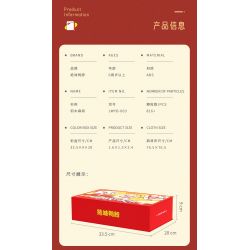 TASTY DUCK NECK JWYB-003 non  MAHJONG CHIẾN ĐẤU CHO ĐẾN KHI BÌNH MINH bộ đồ chơi xếp lắp ráp ghép mô hình 816 khối