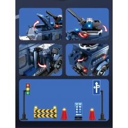 WOMA C5011 5011 non  HƯỚNG DẪN VIÊN CHỈ ĐẠO XE CẢNH SÁT bộ đồ chơi xếp lắp ráp ghép mô hình SWAT CORPS 313 khối