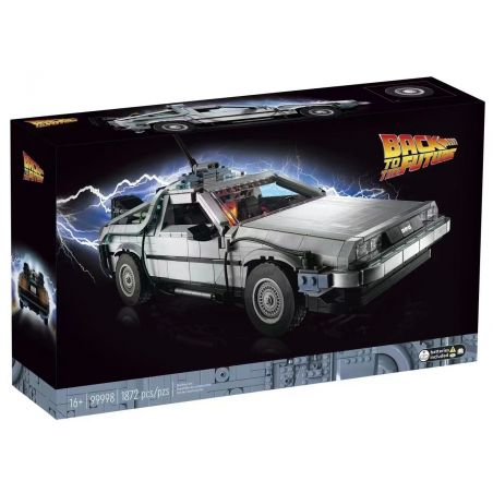 NOT  BACK TO THE FUTURE TIME MACHINE 10300 99998 T0300 0300 63006 xếp lắp ráp ghép mô hình QUAY LẠI CỖ MÁY THỜI GIAN TRONG TƯƠNG LAI Icons 1872 khối