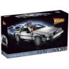 NOT  BACK TO THE FUTURE TIME MACHINE 10300 99998 T0300 0300 63006 xếp lắp ráp ghép mô hình QUAY LẠI CỖ MÁY THỜI GIAN TRONG TƯƠNG LAI Icons 1872 khối