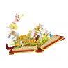 WEKKI 506173 non  CÔ BÉ LỌ LEM·THÀNH HIỆN THỰC bộ đồ chơi xếp lắp ráp ghép mô hình Disney Princess FAIRY TALE BOOK CINDERELLA Công Chúa 600 khối