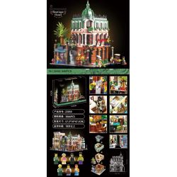 NOT  BOUTIQUE HOTEL 10297 63336 T63336 56800 22050 xếp lắp ráp ghép mô hình KHÁCH SẠN NHỎ Icons 3066 khối