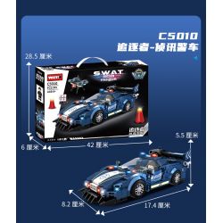 WOMA C5009 5009 non  NGƯỜI NGHE GIÓ THẨM VẤN XE CẢNH SÁT bộ đồ chơi xếp lắp ráp ghép mô hình SWAT CORPS 367 khối