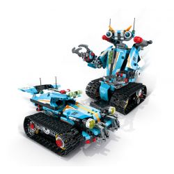 PanlosBrick 675001 Panlos Brick 675001 non  TECH MECHANIC CAR DIY LẬP TRÌNH ROBOT bộ đồ chơi xếp lắp ráp ghép mô hình 701 khối