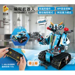 PanlosBrick 675001 Panlos Brick 675001 non  TECH MECHANIC CAR DIY LẬP TRÌNH ROBOT bộ đồ chơi xếp lắp ráp ghép mô hình 701 khối