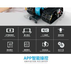 PanlosBrick 675001 Panlos Brick 675001 non  TECH MECHANIC CAR DIY LẬP TRÌNH ROBOT bộ đồ chơi xếp lắp ráp ghép mô hình 701 khối