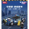 WOMA C5008 5008 non  BẢO VỆ ĐƯỜNG BỘ KIỂM TRA XE CẢNH SÁT bộ đồ chơi xếp lắp ráp ghép mô hình SWAT CORPS 367 khối