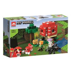 NOT  THE MUSHROOM HOUSE 21179 91179 TANK 60155 xếp lắp ráp ghép mô hình NHÀ NẤM Minecraft Game Xây Dựng 272 khối