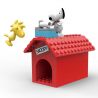 LINOOS LN8077 8077 non  CABIN CỔ ĐIỂN CỦA SNOOPY bộ đồ chơi xếp lắp ráp ghép mô hình Movie & Game SNOOPY DOG HOUSE Phim Và Trò Chơi 70 khối