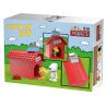 LINOOS LN8077 8077 non  CABIN CỔ ĐIỂN CỦA SNOOPY bộ đồ chơi xếp lắp ráp ghép mô hình Movie & Game SNOOPY DOG HOUSE Phim Và Trò Chơi 70 khối
