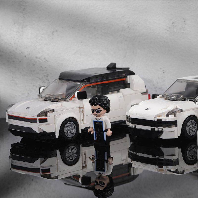 LYNK & CO DZ0134 0134 non  LYNK&CO 1 MẪU XE LẮP RÁP Ý TƯỞNG 5 PIXEL bộ đồ chơi xếp lắp ráp ghép mô hình Racers Đua Tốc Độ 792 khối