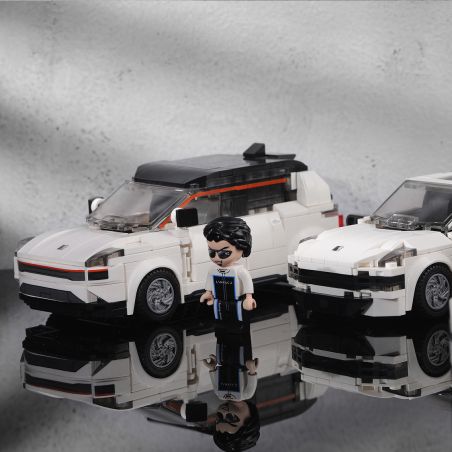 LYNK & CO DZ0134 0134 non  LYNK&CO 1 MẪU XE LẮP RÁP Ý TƯỞNG 5 PIXEL bộ đồ chơi xếp lắp ráp ghép mô hình Racers Đua Tốc Độ 792 khối