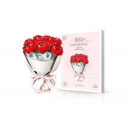 TOP TOY JK26932 26932 non  BÓ HOA HỒNG ĐỎ TRÀNG bộ đồ chơi xếp lắp ráp ghép mô hình RED CAROLA ROSE BOUQUET