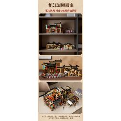 PANTASY 86221 non  SÂN SAU NHÀ TRỌ TONGFU bộ đồ chơi xếp lắp ráp ghép mô hình