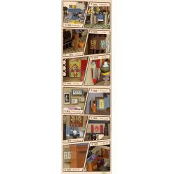 PANTASY 86221 non  SÂN SAU NHÀ TRỌ TONGFU bộ đồ chơi xếp lắp ráp ghép mô hình