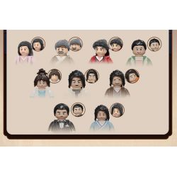 PANTASY 86221 non  SÂN SAU NHÀ TRỌ TONGFU bộ đồ chơi xếp lắp ráp ghép mô hình