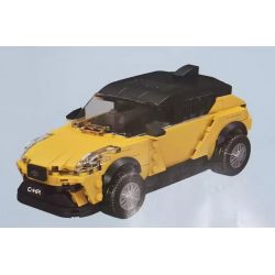 GAC TOYOTA KB7026 7026 non  QUẢNG PHONG ƯA THÍCH CHR bộ đồ chơi xếp lắp ráp ghép mô hình