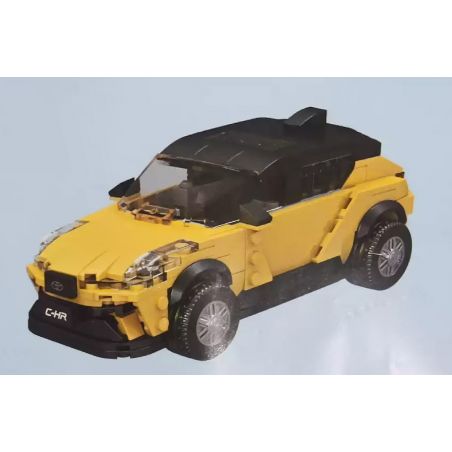 GAC TOYOTA KB7026 7026 non  QUẢNG PHONG ƯA THÍCH CHR bộ đồ chơi xếp lắp ráp ghép mô hình